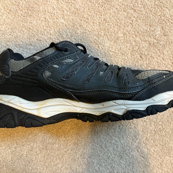 Skechers After Burn Trail Hiking Shoes Men's Size 12 Black Gray 50125 - Picture 6 of 10